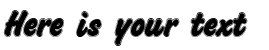Your preview of Challenge Contour font