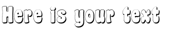 Your preview of Coaster Shadow font