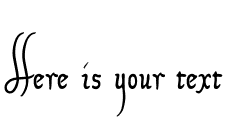 Your preview of Xiparos font