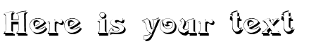 Your preview of Devinne Swash Shadow font