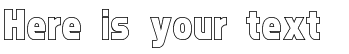 Your preview of Faktos Outline font