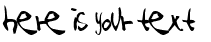 Your preview of 123 and... font