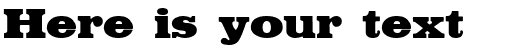 Your preview of Fette Egyptienne font