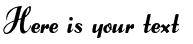 Your preview of Forelle font