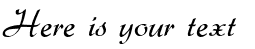 Your preview of Gabrielle font