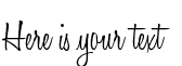 Your preview of Honey Script Light font