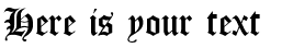 Your preview of Iglesia font