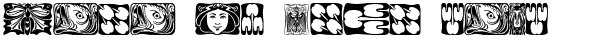 Your preview of Jugendstil Ornamente font