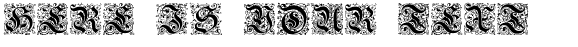 Your preview of Kanzlei Initialen font