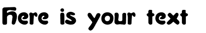 Your preview of La Negrita font