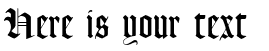 Your preview of Lohengrin font