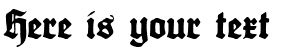 Your preview of Maximilian font