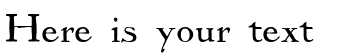 Your preview of Mayflower Antique font