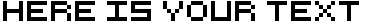 Your preview of 5X5 font