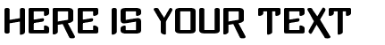 Your preview of Xtreme Chrome font