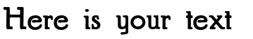 Your preview of Puritan font