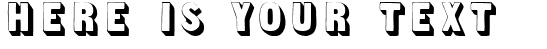 Your preview of Sans Serif Shaded font