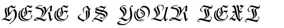Your preview of Thannhaeuser Zier font