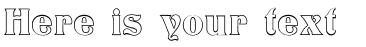 Your preview of Titania Outline font