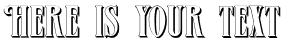 Your preview of Verve Shadow font