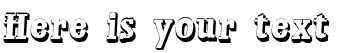 Your preview of Waterloo Relief font