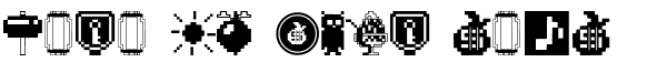 Your preview of Fontalicious Thingbats font