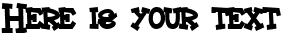 Your preview of Hoedown font