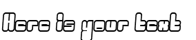 Your preview of Oggle Outline font