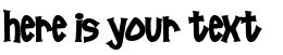 Your preview of Pornhut font