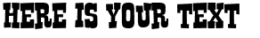 Your preview of Rustler font