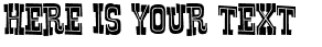 Your preview of Rustler Outline font