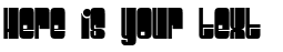 Your preview of Space Beach font
