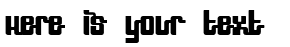 Your preview of SpeedFreek font