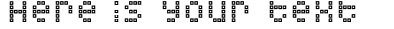 Your preview of Squarodynamic 7 font