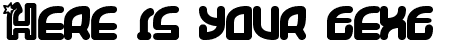 Your preview of Super Trooper font