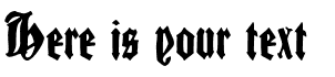 Your preview of Cantara Gotica font
