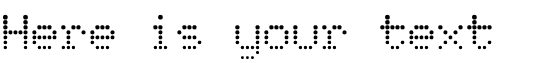 Your preview of Atomic Clock Radio font