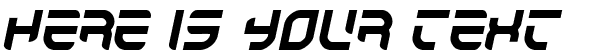 Your preview of Autobahn font
