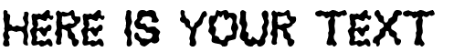 Your preview of Blobs font