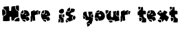 Your preview of Broken Toys font