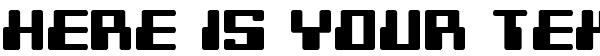 Your preview of Digitek font