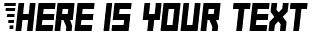 Your preview of Electric Boots font