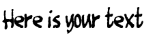 Your preview of Foot Fight font