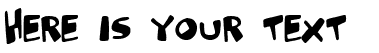 Your preview of Glutton Man font