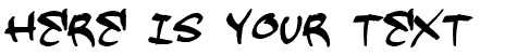 Your preview of Hardkaze font