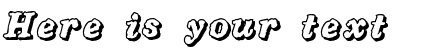 Your preview of Holiday font