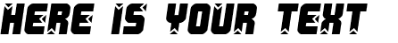 Your preview of Killer Boots font