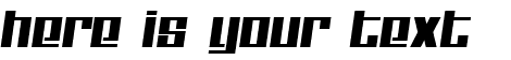 Your preview of Kitchen Police font