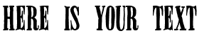 Your preview of Miserable font