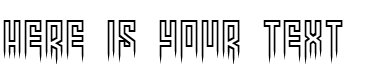 Your preview of More than human font
